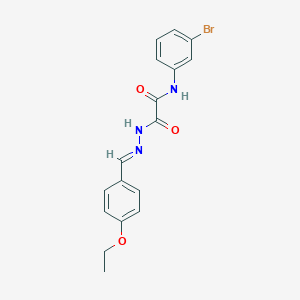 N-(3-bromophenyl)-2-[2-(4-ethoxybenzylidene)hydrazino]-2-oxoacetamide