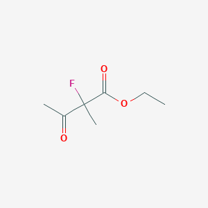 molecular formula C7H11FO3 B038984 2-Fluoro-2-methyl-3-oxobutyric acid ethyl ester CAS No. 122795-13-5