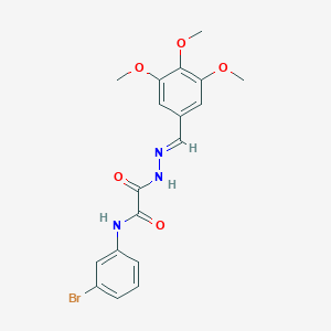 N-(3-bromophenyl)-2-oxo-2-[2-(3,4,5-trimethoxybenzylidene)hydrazino]acetamide