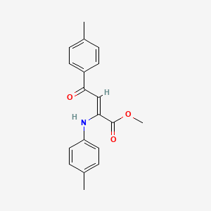 methyl 4-(4-methylphenyl)-2-[(4-methylphenyl)amino]-4-oxo-2-butenoate