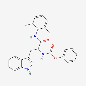 N-(2,6-dimethylphenyl)-N-(phenoxycarbonyl)tryptophanamide