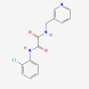 N-(2-chlorophenyl)-N'-(3-pyridinylmethyl)ethanediamide