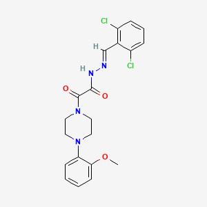 N'-(2,6-dichlorobenzylidene)-2-[4-(2-methoxyphenyl)-1-piperazinyl]-2-oxoacetohydrazide