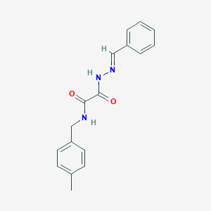 2-(2-benzylidenehydrazino)-N-(4-methylbenzyl)-2-oxoacetamide