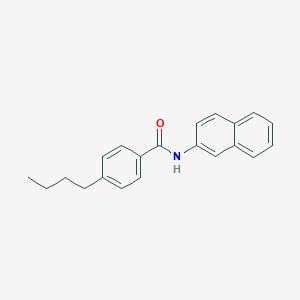 molecular formula C21H21NO B389878 4-butyl-N-(2-naphthyl)benzamide 