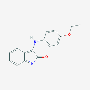 (E)-3-((4-ethoxyphenyl)imino)indolin-2-one