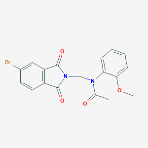 N-[(5-bromo-1,3-dioxo-1,3-dihydro-2H-isoindol-2-yl)methyl]-N-(2-methoxyphenyl)acetamide
