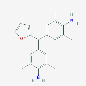 molecular formula C21H24N2O B389894 4-[(4-Amino-3,5-dimethylphenyl)(2-furyl)methyl]-2,6-dimethylaniline 