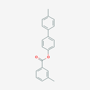 molecular formula C21H18O2 B389901 4'-Methyl[1,1'-biphenyl]-4-yl 3-methylbenzoate 