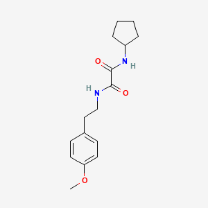 N'-cyclopentyl-N-[2-(4-methoxyphenyl)ethyl]oxamide