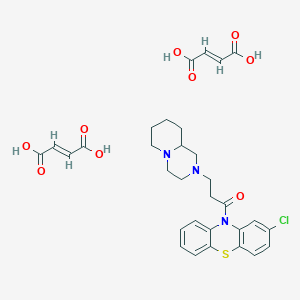 2-chloro-10-[3-(octahydro-2H-pyrido[1,2-a]pyrazin-2-yl)propanoyl]-10H-phenothiazine di(2-butenedioate)