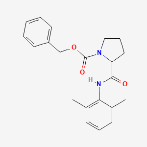 molecular formula C21H24N2O3 B3899158 Benzyl 2-[(2,6-dimethylphenyl)carbamoyl]pyrrolidine-1-carboxylate 