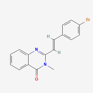 2-[2-(4-bromophenyl)vinyl]-3-methyl-4(3H)-quinazolinone