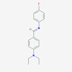 molecular formula C17H19FN2 B389917 N-[4-(Diethylamino)benzylidene]-4-fluoroaniline CAS No. 354990-44-6