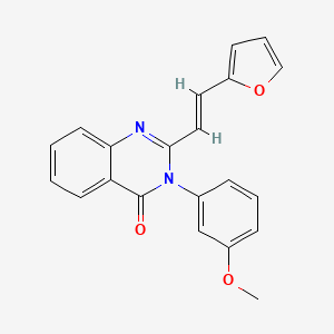 2-[2-(2-furyl)vinyl]-3-(3-methoxyphenyl)-4(3H)-quinazolinone