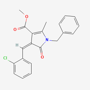 methyl 1-benzyl-4-(2-chlorobenzylidene)-2-methyl-5-oxo-4,5-dihydro-1H-pyrrole-3-carboxylate