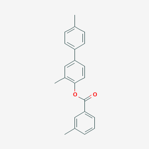 molecular formula C22H20O2 B389930 3,4'-Dimethyl[1,1'-biphenyl]-4-yl 3-methylbenzoate 