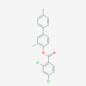 molecular formula C21H16Cl2O2 B389934 3,4'-Dimethylbiphenyl-4-yl 2,4-dichlorobenzoate 