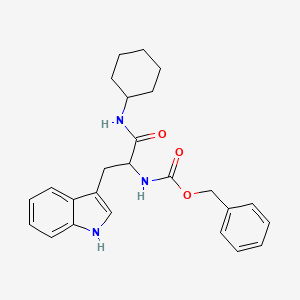 N-[(benzyloxy)carbonyl]-N-cyclohexyltryptophanamide