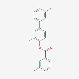 molecular formula C22H20O2 B389937 3,3'-Dimethyl[1,1'-biphenyl]-4-yl 3-methylbenzoate 