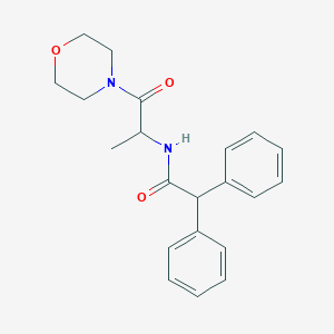 N-(1-morpholin-4-yl-1-oxopropan-2-yl)-2,2-diphenylacetamide