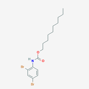 molecular formula C17H25Br2NO2 B389940 Decyl 2,4-dibromophenylcarbamate 