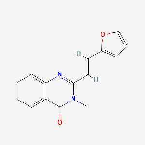 molecular formula C15H12N2O2 B3899412 2-[2-(2-furyl)vinyl]-3-methyl-4(3H)-quinazolinone 