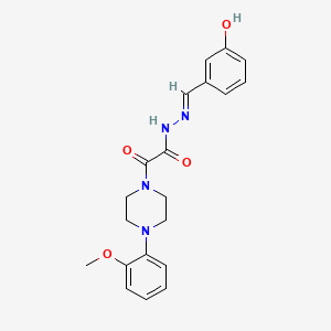 N'-(3-hydroxybenzylidene)-2-[4-(2-methoxyphenyl)-1-piperazinyl]-2-oxoacetohydrazide