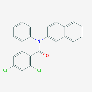 molecular formula C23H15Cl2NO B389948 2,4-dichloro-N-(2-naphthyl)-N-phenylbenzamide 