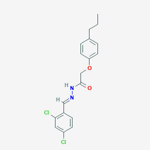 N'-(2,4-dichlorobenzylidene)-2-(4-propylphenoxy)acetohydrazide