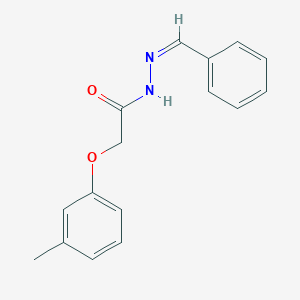 N'-benzylidene-2-(3-methylphenoxy)acetohydrazide