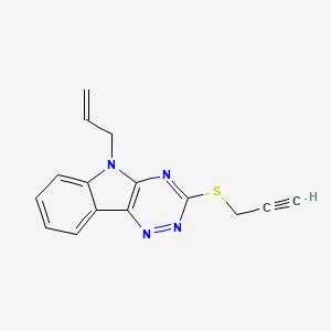 5-ALLYL-3-(2-PROPYNYLSULFANYL)-5H-[1,2,4]TRIAZINO[5,6-B]INDOLE