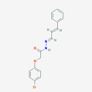 2-(4-bromophenoxy)-N'-(3-phenyl-2-propenylidene)acetohydrazide