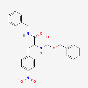 molecular formula C24H23N3O5 B3899560 N-benzyl-N-[(benzyloxy)carbonyl]-4-nitrophenylalaninamide 