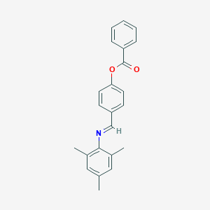 4-[(Mesitylimino)methyl]phenyl benzoate