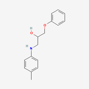 1-[(4-methylphenyl)amino]-3-phenoxy-2-propanol