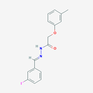 N'-(3-iodobenzylidene)-2-(3-methylphenoxy)acetohydrazide