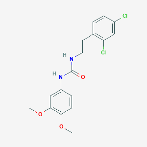 N-[2-(2,4-dichlorophenyl)ethyl]-N'-(3,4-dimethoxyphenyl)urea