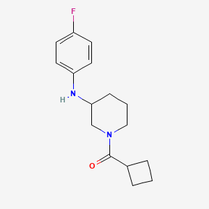 molecular formula C16H21FN2O B3899813 1-(cyclobutylcarbonyl)-N-(4-fluorophenyl)-3-piperidinamine 