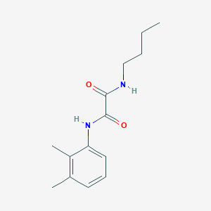 molecular formula C14H20N2O2 B3899858 N-butyl-N'-(2,3-dimethylphenyl)oxamide 