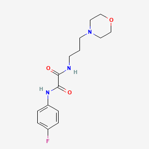 N'-(4-fluorophenyl)-N-(3-morpholin-4-ylpropyl)oxamide