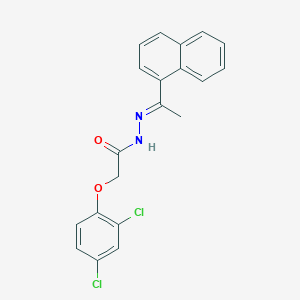 2-(2,4-dichlorophenoxy)-N'-[1-(1-naphthyl)ethylidene]acetohydrazide