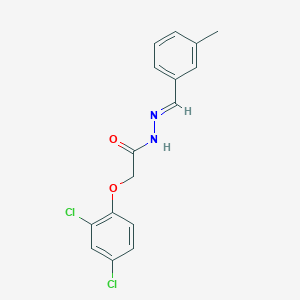 molecular formula C16H14Cl2N2O2 B389990 2-(2,4-dichlorophenoxy)-N'-(3-methylbenzylidene)acetohydrazide 