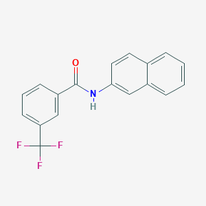 molecular formula C18H12F3NO B389992 N-(2-naphthyl)-3-(trifluoromethyl)benzamide 