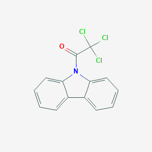 molecular formula C14H8Cl3NO B390001 9-(trichloroacetyl)-9H-carbazole 