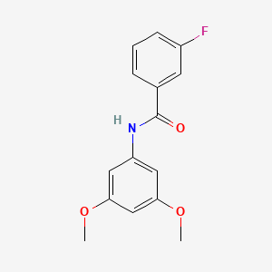 N-(3,5-dimethoxyphenyl)-3-fluorobenzamide