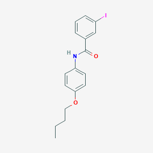 molecular formula C17H18INO2 B390007 N-(4-butoxyphenyl)-3-iodobenzamide 