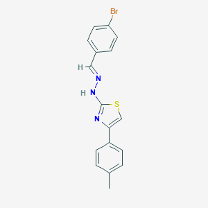 4-Bromobenzaldehyde [4-(4-methylphenyl)-1,3-thiazol-2-yl]hydrazone
