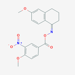 6-methoxy-3,4-dihydro-1(2H)-naphthalenone O-(4-methoxy-3-nitrobenzoyl)oxime