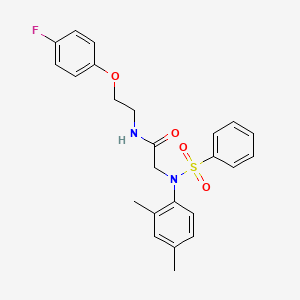 N~2~-(2,4-dimethylphenyl)-N~1~-[2-(4-fluorophenoxy)ethyl]-N~2~-(phenylsulfonyl)glycinamide